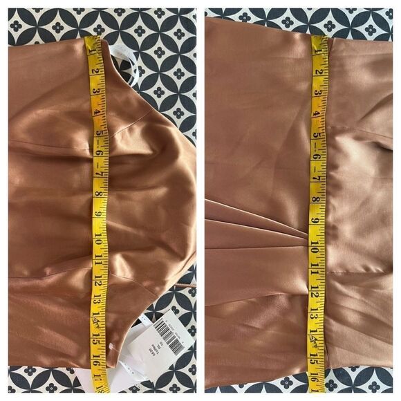 After Six asymmetrical sleeveless bridesmaid dress NWT Size 10 - Picture 2 of 9